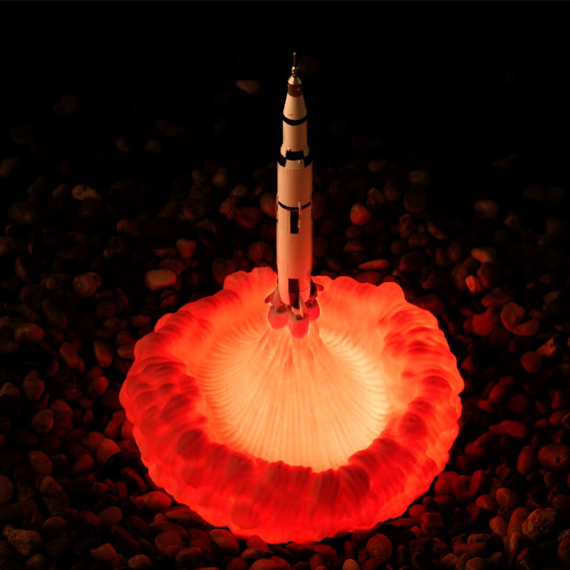 #196 Space Rocket Lamp
