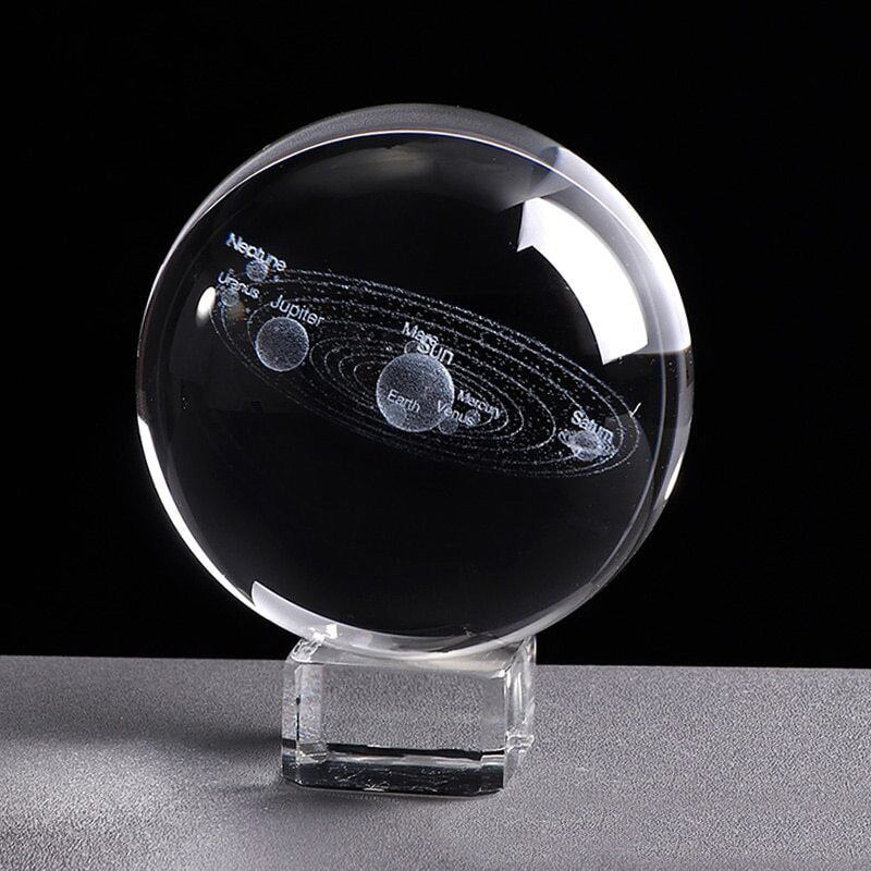 #200 3D Solar System Crystal Ball