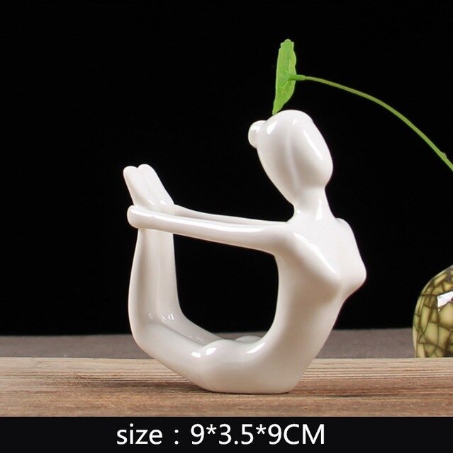 #69-10 Yoga Girl Posture Ornaments