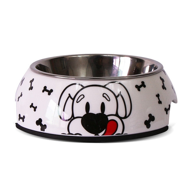 #115 Stainless Steel cat dog bowl tableware Non-slip Feeding Bowl For Pets Anti-fall pet supplies Anti-bite Dog Bowl Cat Feeding Bowl