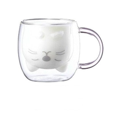 #84 Cute Animal Glass Mug