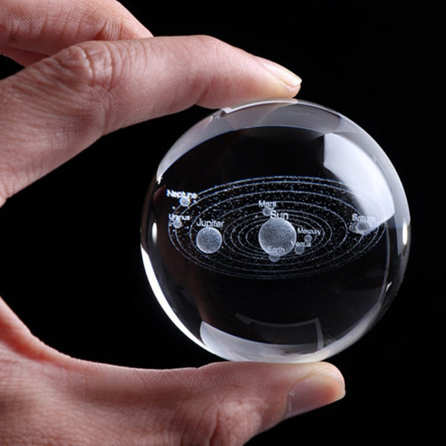 #200 3D Solar System Crystal Ball